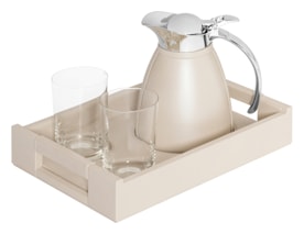 Pigment France, Beaubourg nesting tray set, Tray set for monceau carafe & two glasses, small