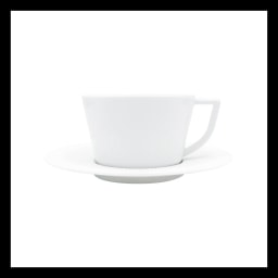 J.L Coquet, Bolero White Satin, Tea saucer
