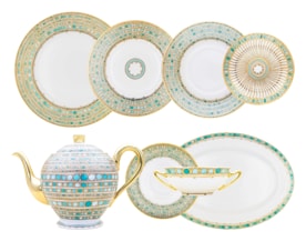 Robert Haviland & C. Parlon, Syracuse Turquoise, Dinner set for 6 persons
