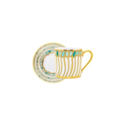 Robert Haviland & C. Parlon, Syracuse Turquoise, Grand dining set for 8 persons