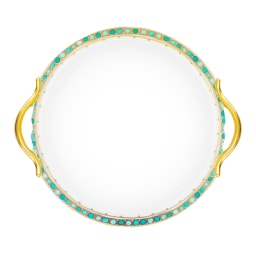 Robert Haviland & C. Parlon, Syracuse Turquoise, Grand dining set for 8 persons