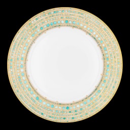 Robert Haviland & C. Parlon, Syracuse Turquoise, Grand dining set for 8 persons