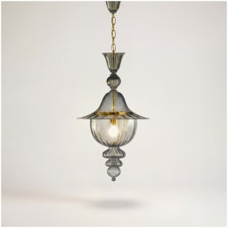 Venini, Art Light, Doge chandelier, grey