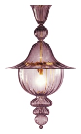 Venini, Art Light, Doge chandelier, amethyst