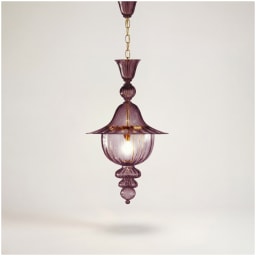 Venini, Art Light, Doge chandelier, amethyst