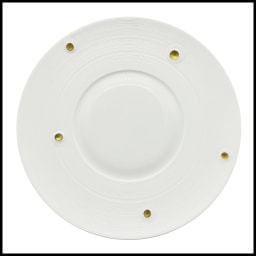 J.L Coquet, Lutèce by Achille Salvagni, Presentation plate