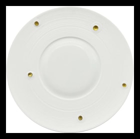 J.L Coquet, Lutèce by Achille Salvagni, Presentation plate