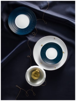 J.L Coquet, Lutèce by Achille Salvagni, Presentation plate