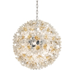 Venini, Art Light, Esprit chandelier, yellow and clear