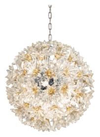 Venini, Art Light, Esprit chandelier, yellow and clear