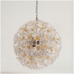 Venini, Art Light, Esprit chandelier, yellow and clear