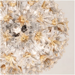 Venini, Art Light, Esprit chandelier, yellow and clear