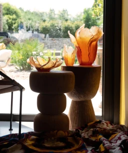 Daum, Tulipe vases, Amber vase - photo 2