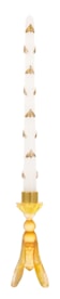 Daum, Or d'Abeille, Candle holder and taper candle