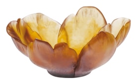 Daum, Tulipe bowls, Amber bowl, small