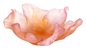 Daum, Tulipe bowls, Amber pink bowl