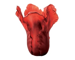 Daum, Tulipe vases, Rouge à l'or magnum vase
