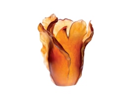 Daum, Tulipe vases, Amber vase