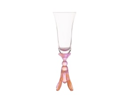 Daum, Or d'Abeille Tableware, Set of 6 champagne flutes
