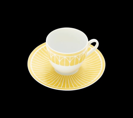 Christofle, Malmaison Riviera, Espresso cup and saucer