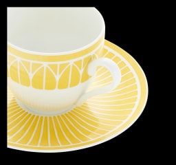 Christofle, Malmaison Riviera, Espresso cup and saucer