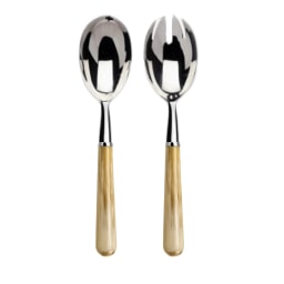 Alain Saint-Joanis, Basic cream horn, stainless steel, Salad serving set