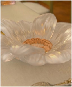 Daum, Or d'Abeille Tableware, Small presentation flower