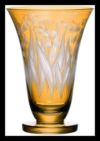 Artel, Lily of the Valley, Stemless goblet, amber