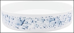 Jaune de Chrome, Blue Impression, Dish, large