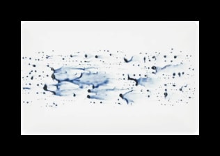 Jaune de Chrome, Blue Impression, Rectangular tray