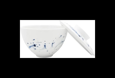 Jaune de Chrome, Blue Impression, Asian tea cup