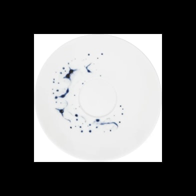 Jaune de Chrome, Blue Impression, Asian tea saucer