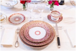 Robert Haviland & C. Parlon, Syracuse Fuschia, Dinner set for 6 persons