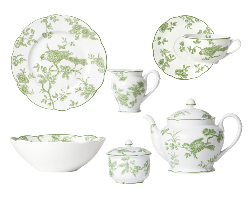 Bernardaud, Albertine, Breakfast set for 6 persons