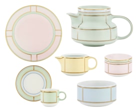 Ginori 1735 Diva, Breakfast set for 6 persons