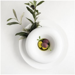 J.L Coquet, Hémisphère White Satin, Essential set for 6 persons