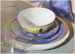 Ginori 1735 Oriente Italiano, Breakfast set for 6 persons