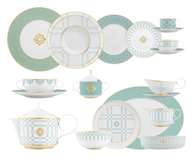 Fürstenberg Carlo este, Grand dining set for 8 persons