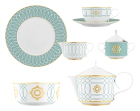 Fürstenberg Carlo este, Breakfast set for 6 persons