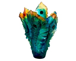 Daum, Fleur de Paon, Large vase