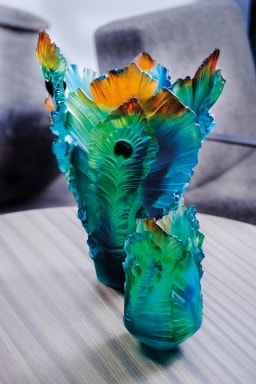 Daum, Fleur de Paon, Large vase