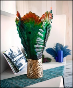 Daum, Fleur de Paon, Magnum vase