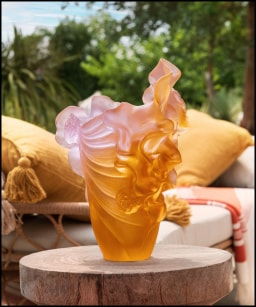 Daum, Rose Royale, Medium vase