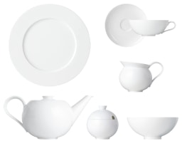 Sieger by Fürstenberg My China White, Breakfast set for 6 persons