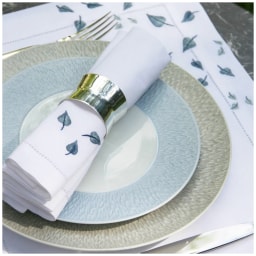 Raynaud, Minéral irisé Pearl Grey, Grand dining set for 8 persons
