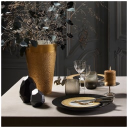 Raynaud, Minéral gold, Breakfast set for 6 persons