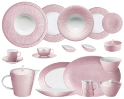 Raynaud, Minéral irisé Nacre, Grand dining set for 8 persons