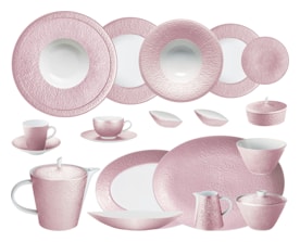 Raynaud, Minéral irisé Nacre, Grand dining set for 8 persons