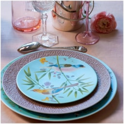 Raynaud, Minéral irisé Nacre, Grand dining set for 8 persons