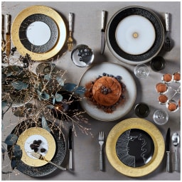 Raynaud, Minéral irisé Black, Dinner plate